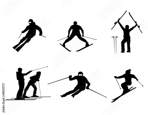Skifahrer