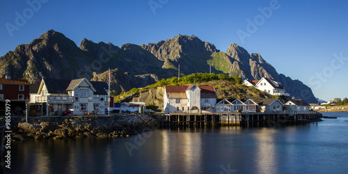 Henningsvaer fishing village  Norway
