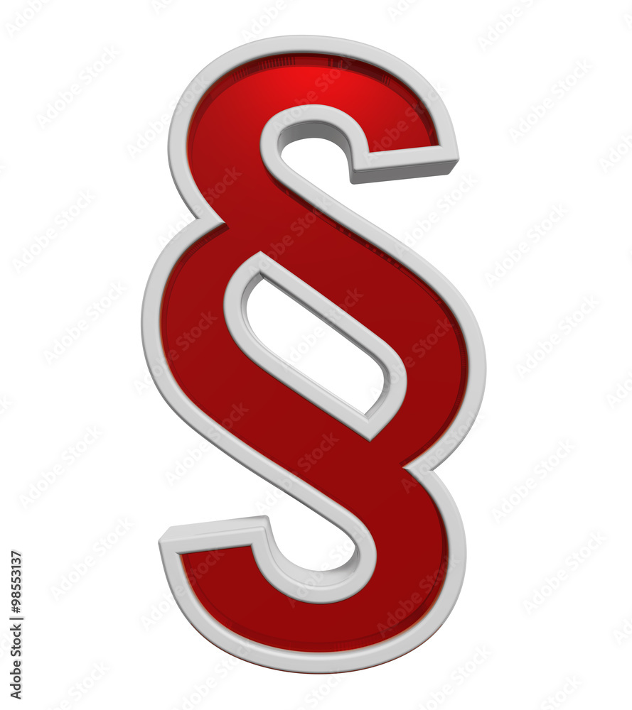 Paragraph sign from red glass with white frame alphabet set, isolated on white. Computer generated 3D photo rendering. Paragraph sign from red glass with white frame alphabet set, isolated on white. Computer generated 3D photo rendering.
