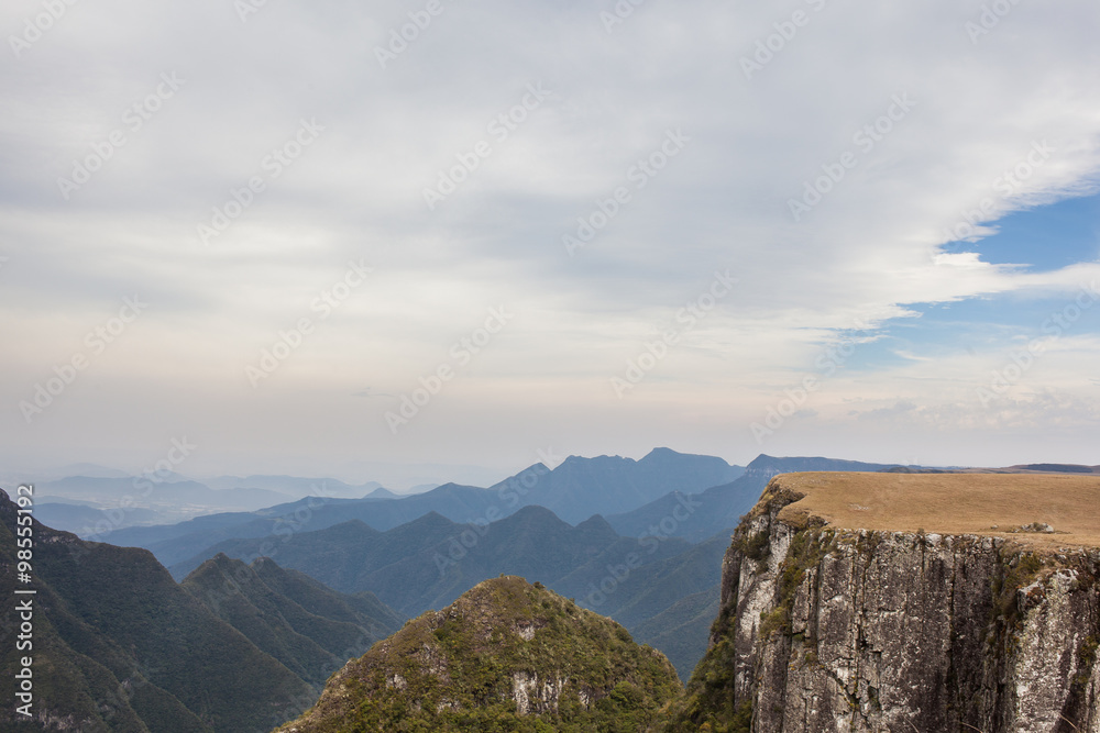 Naklejka premium View of Canion Montenegro - Route of the Canions - Sao Jose dos