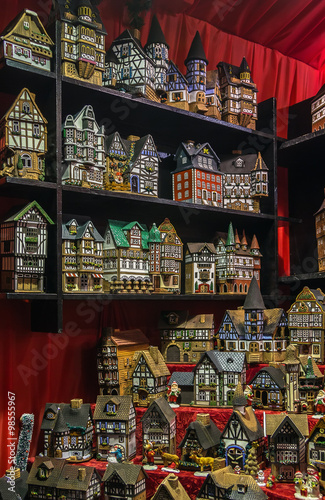 miniature houses at the Christmas market © borisb17