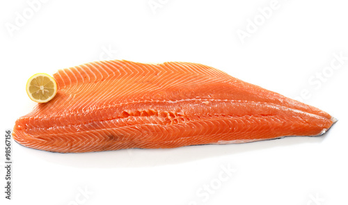 large salmon fillet