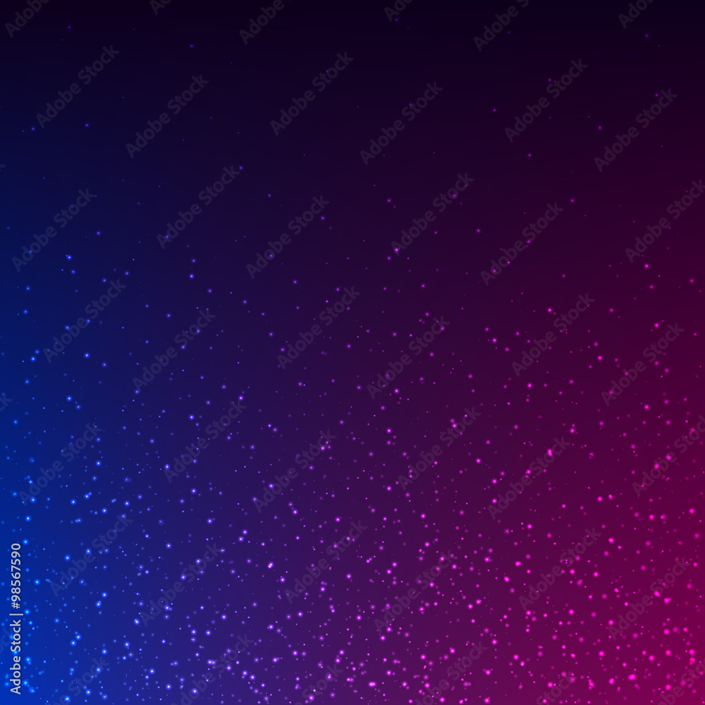 Beautidful colorful glowing sparkles background.