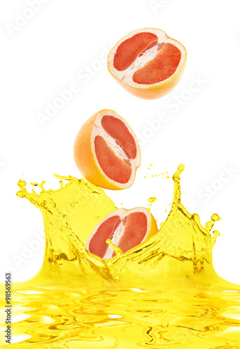 Fototapeta Naklejka Na Ścianę i Meble -  grapefruit juice