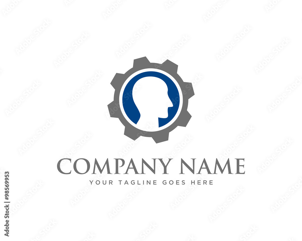 Head and Gear Logo Icon 1 Head and Gear Logo Icon 1