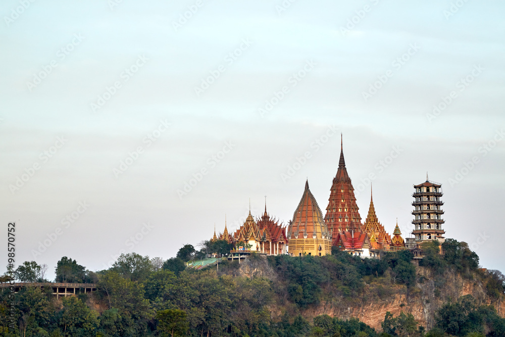 Fototapeta premium Wat Tham Suea,Kanchanaburi,thailand