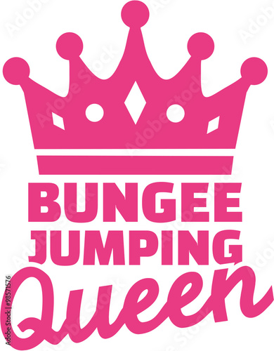 Bungee jumping queen