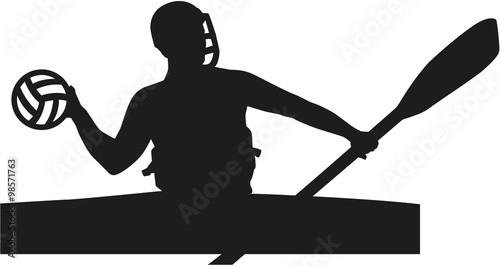 Canoe polo player