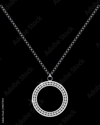 Necklace with Precious Stones