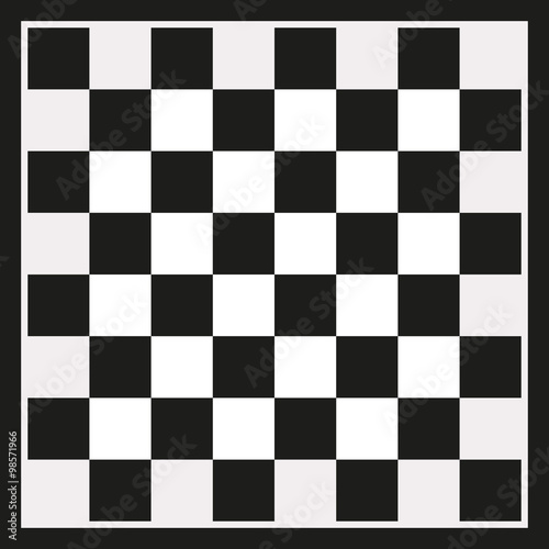 Black checkerboard