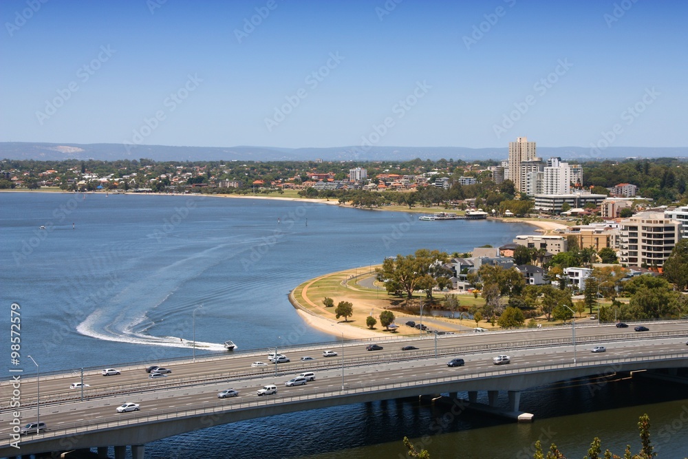 Perth - Swan River bridge