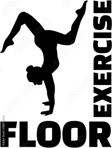 Rhythmic gymnastics pictogram