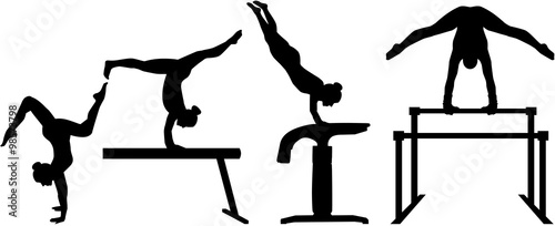Rhythmic gymnastics pictogram photo