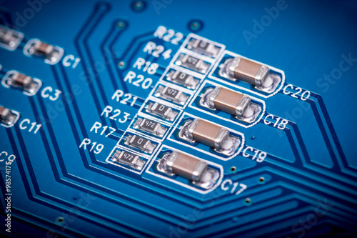 Electronic collection - computer circuit board