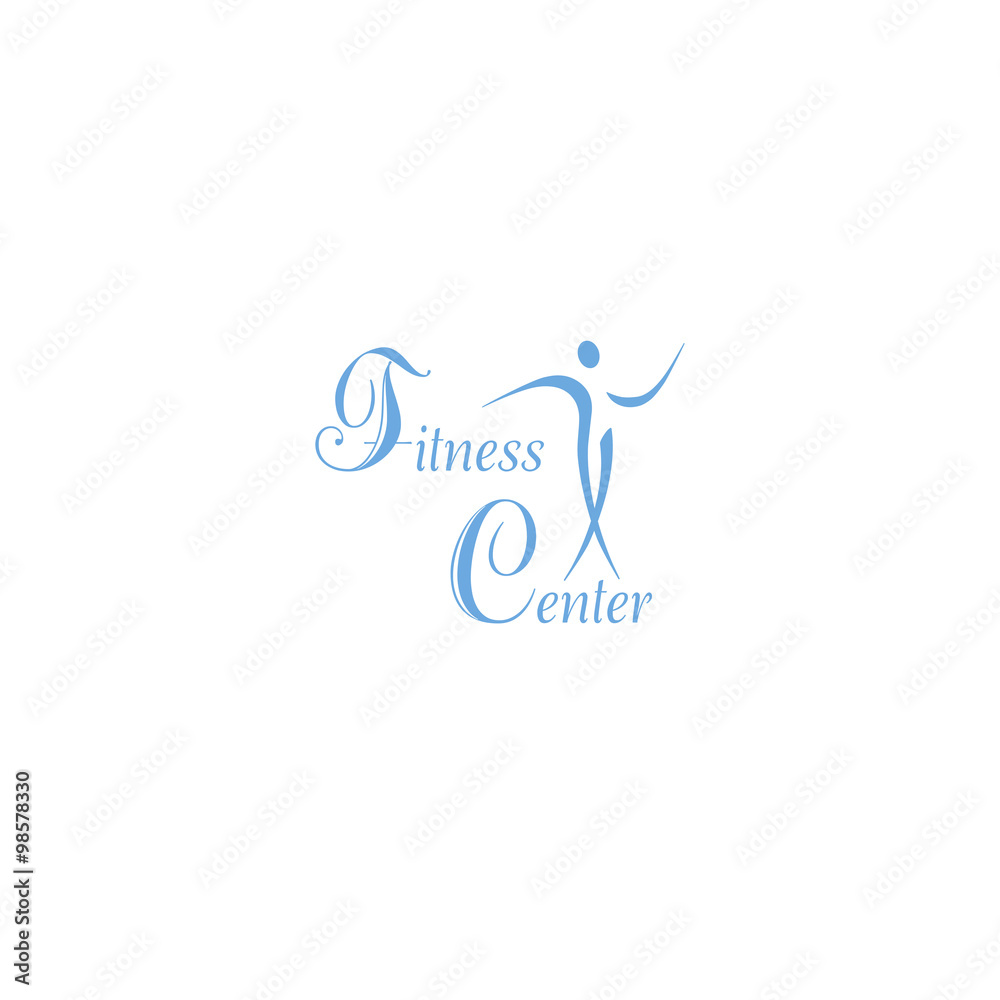 Fototapeta premium Фитнес, логотип, спорт