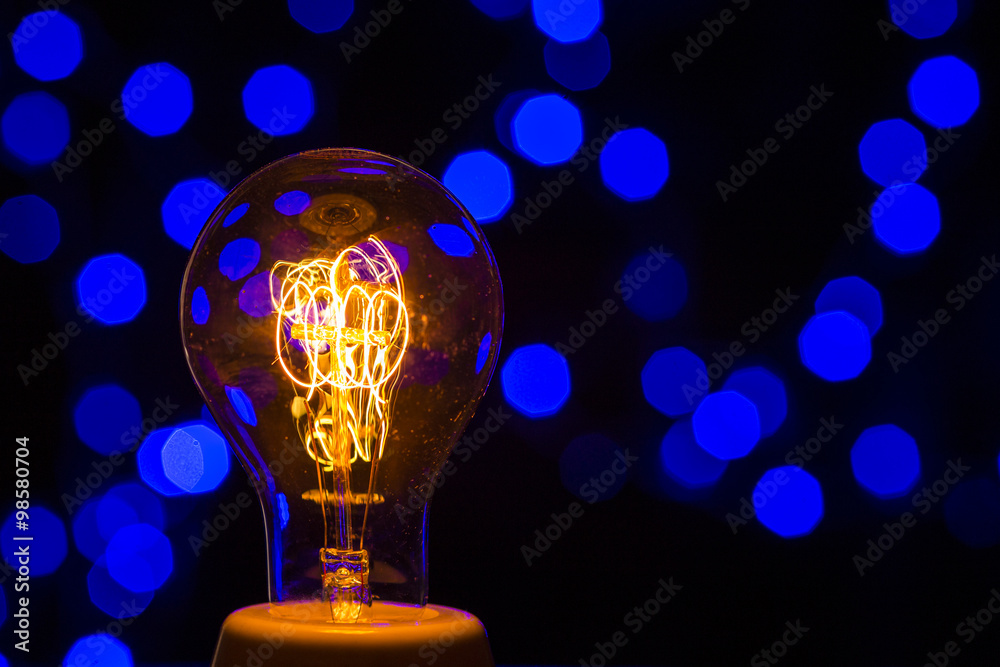old electric lamp