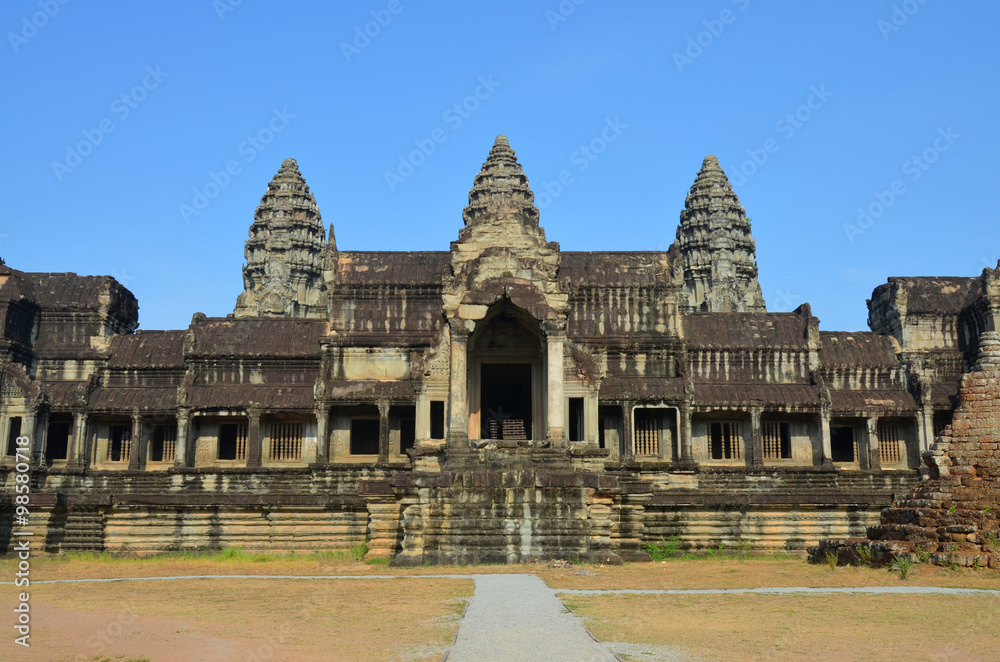 Fototapeta premium Cambodia Angkor Wat Exterior