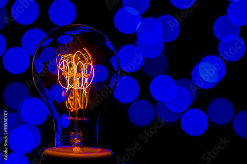 old electric lamp