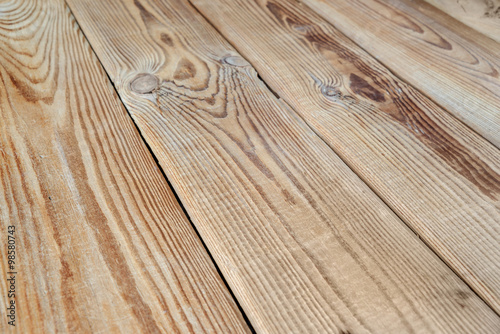 Unpainted wooden surface