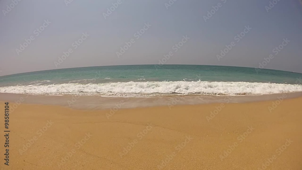 Sri Lanka. Shore and beach. The ocean and the waves
Sri Lanka. Shore and beach. The ocean and the waves