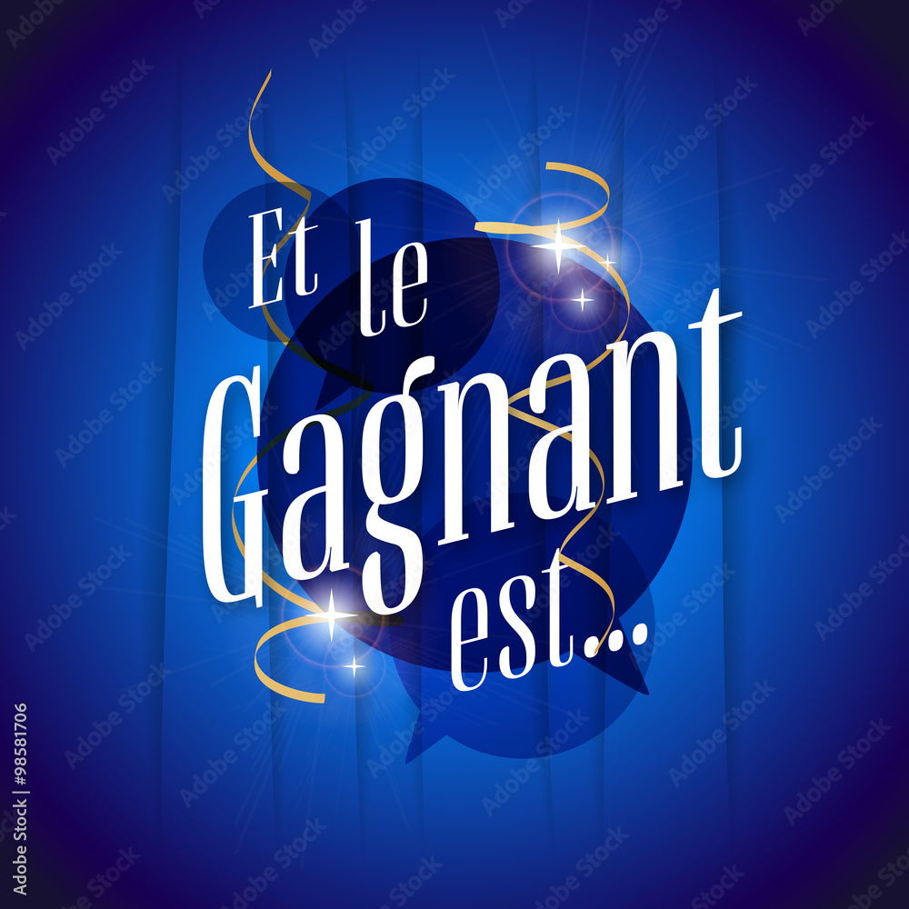 Et le gagnant est...