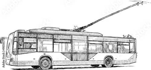urban trolleybus