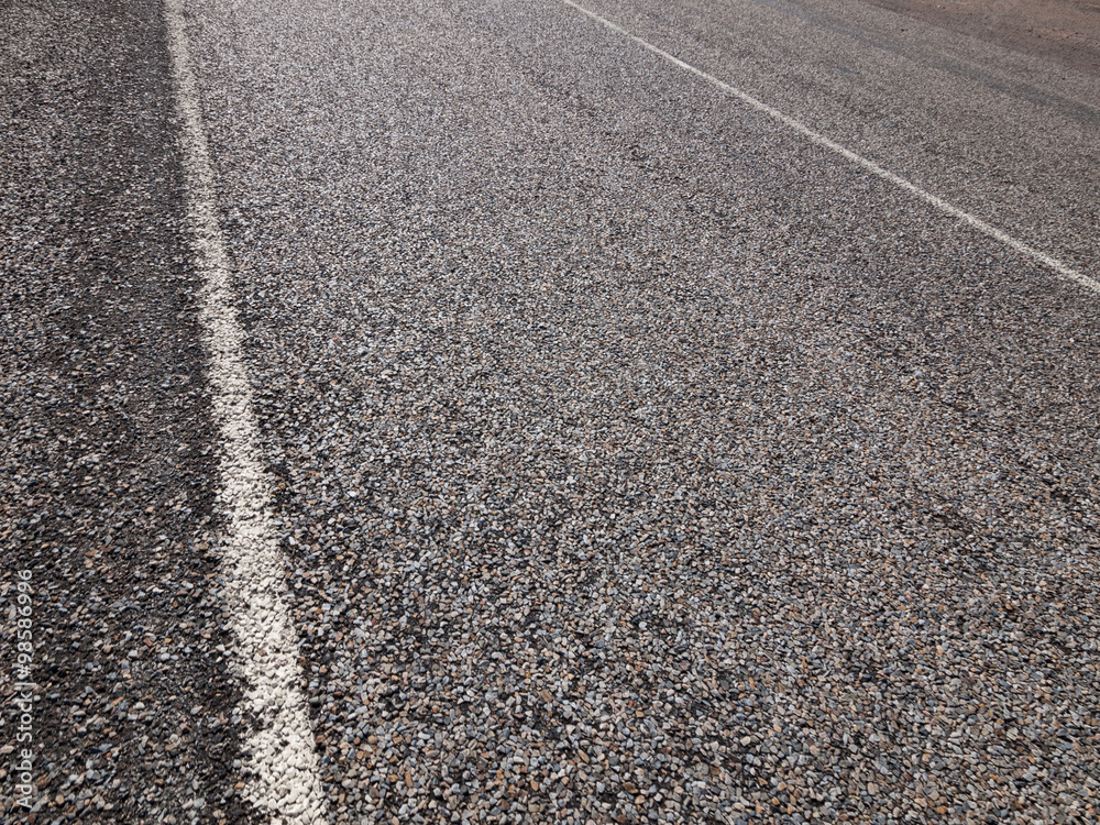 Fototapeta premium Australian outback road markings.
