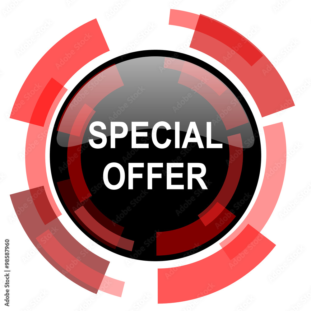 special offer red modern web icon special offer red modern web icon