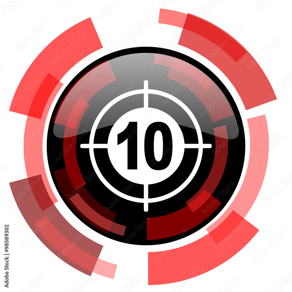 target red modern web icon target red modern web icon
