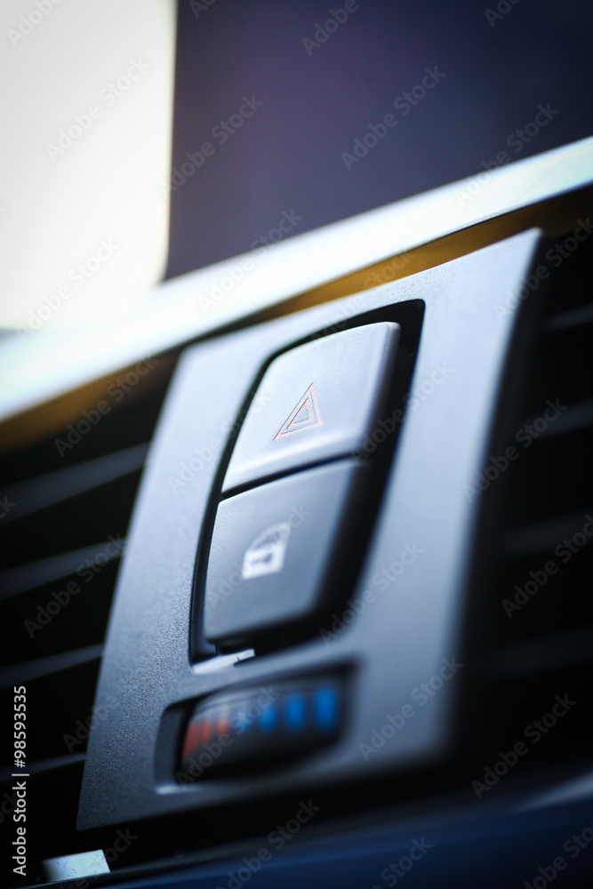 Warning button detail