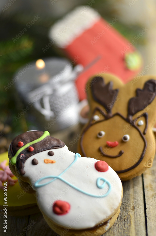 festive cookies for Christmas and the new year