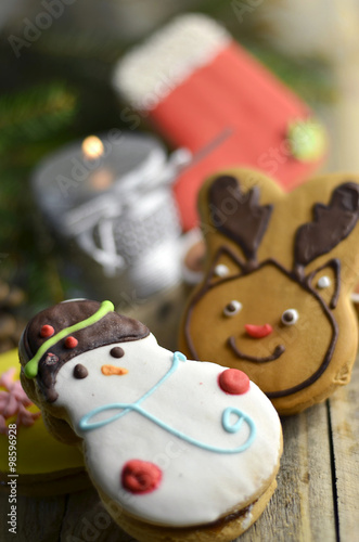 festive cookies for Christmas and the new year © ketrin08