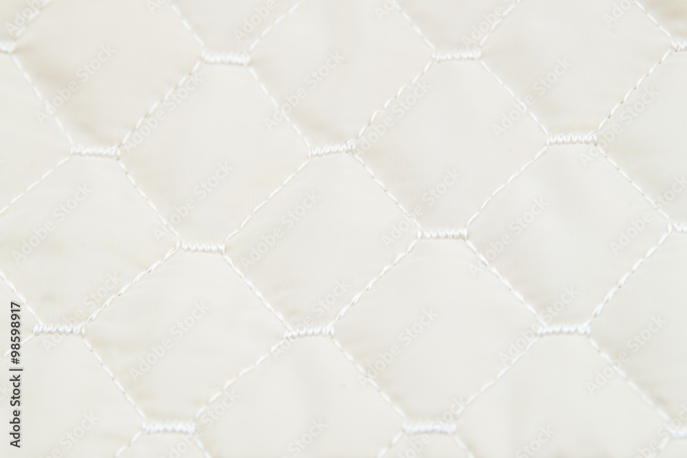 Fototapeta premium beige quilted fabric