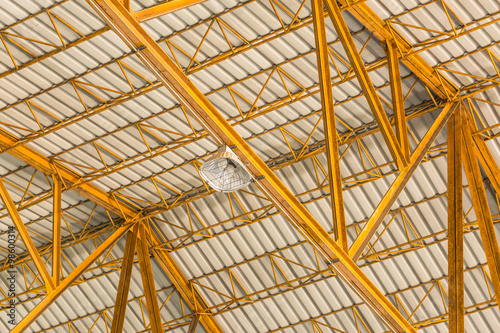 Wallpaper Mural Lamp and yellow metal roof Torontodigital.ca