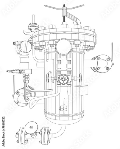  Scetch of heat exchanger