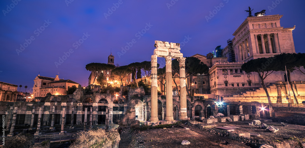 Rome, Italy: The Roman Forum and Old Town