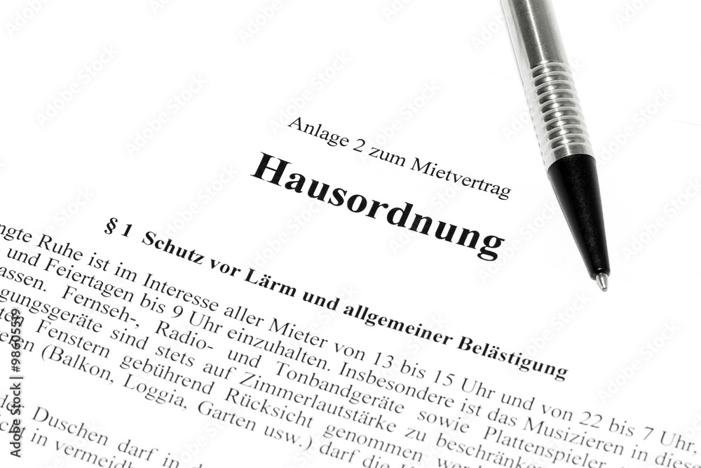 Hausordnung Hausordnung