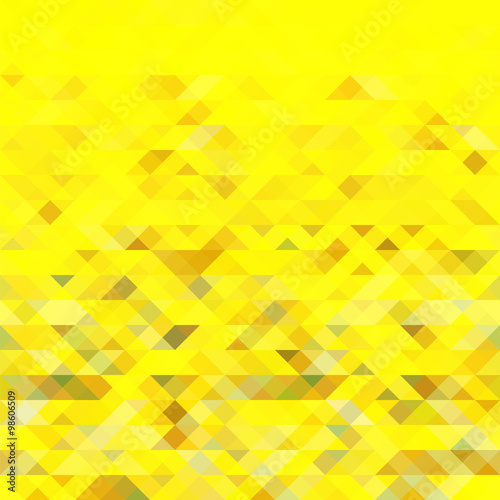 Abstract yellow geometric background 