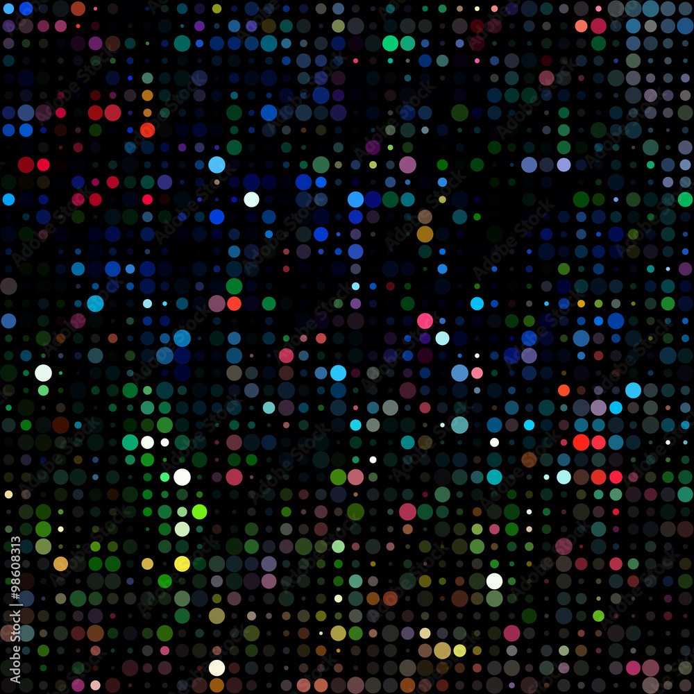 Obraz premium dots colored neon