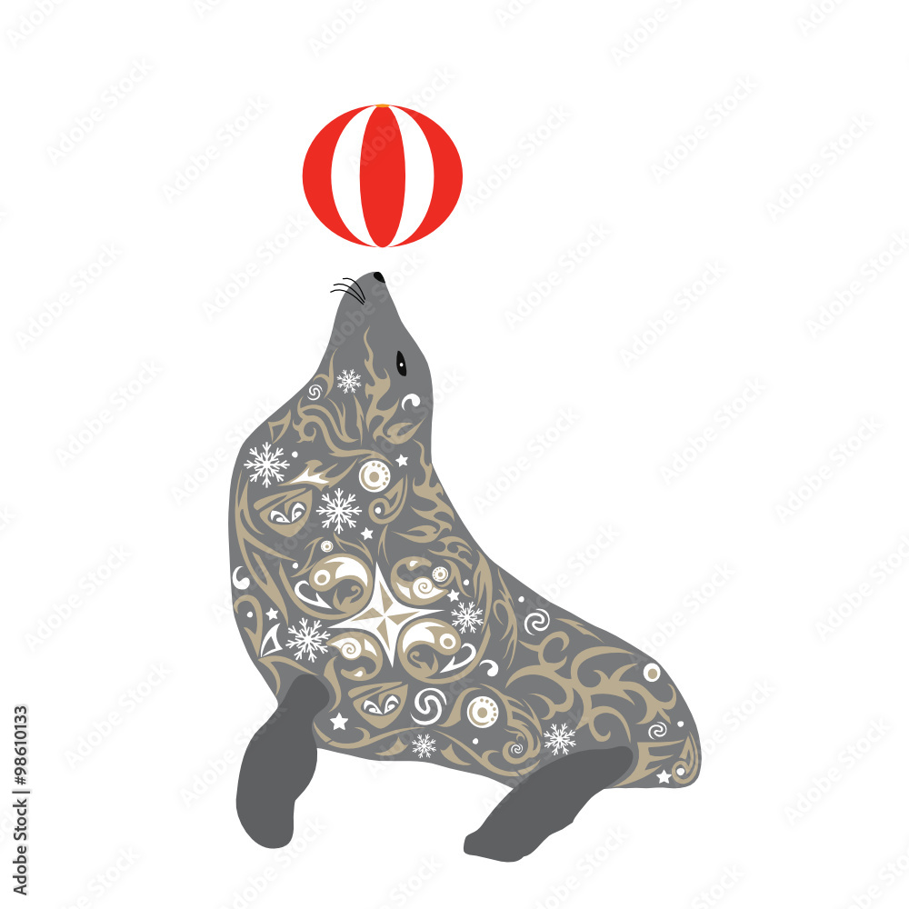 The seal costs, ball game, an animal domestication, the wild nature, a