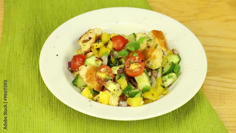 Vegetarian dish with tofu and vegetables Vegetarian dish with tofu and vegetables