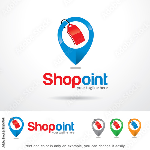 Shop Point Logo Template Design Vector Free Download Shop Point Logo Template Design Vector - GFXLoad