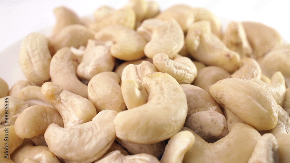 Pile of cashew nuts Pile of cashew nuts