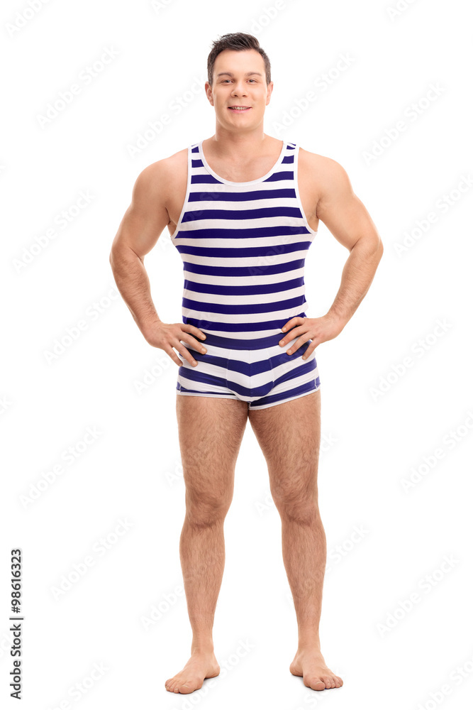 Young man posing in underwear Young man posing in underwear