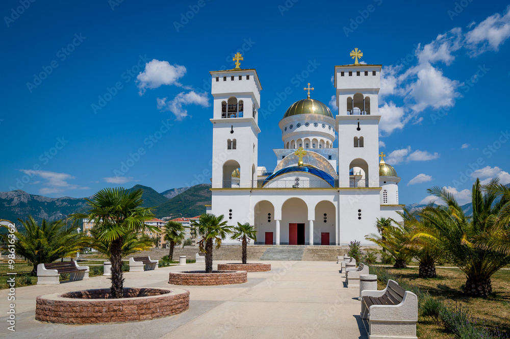 Cathedral of St Jovan Vladimir in Montenegro.