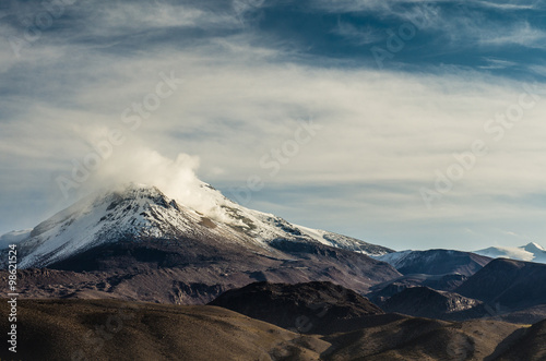 Volcano, Guallatire, The Andes, Chile photo