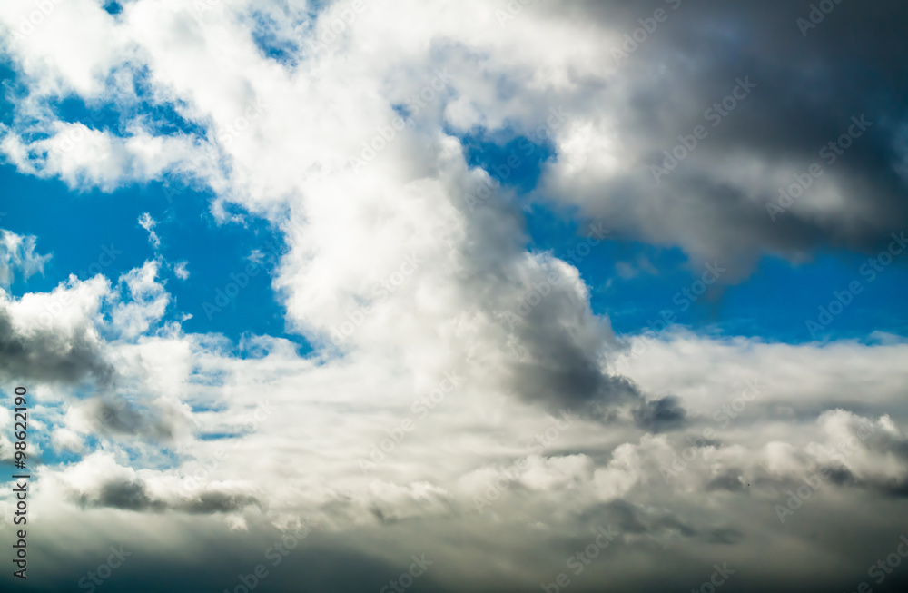 Fototapeta premium Sky before thunderstorm
