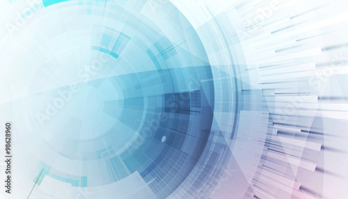 Abstract tech background. Futuristic technology interface. Vector