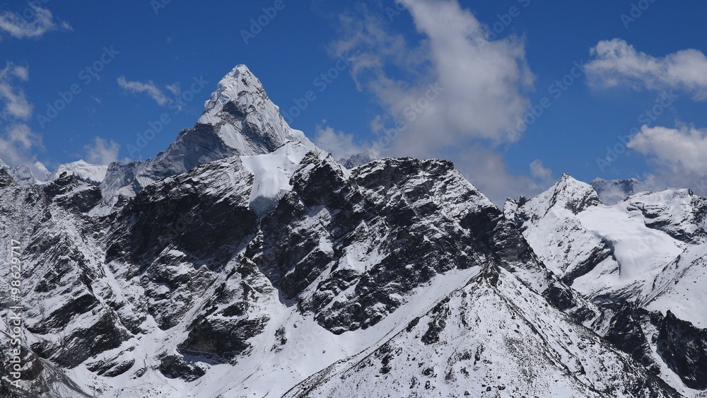 Peak of Ama Dablam, view from Kala Patthar