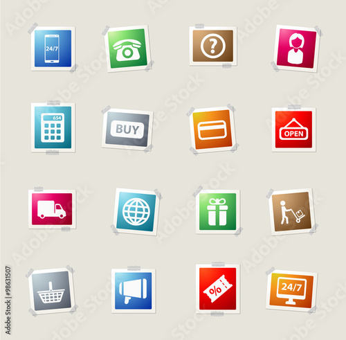 E-commerce simply icons